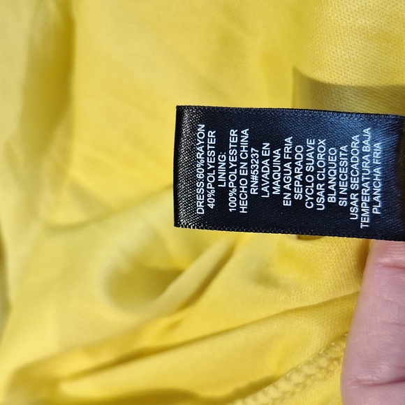 Mlle Gabrielle yellow midi sundress NWT size 1X - Picture 8 of 8